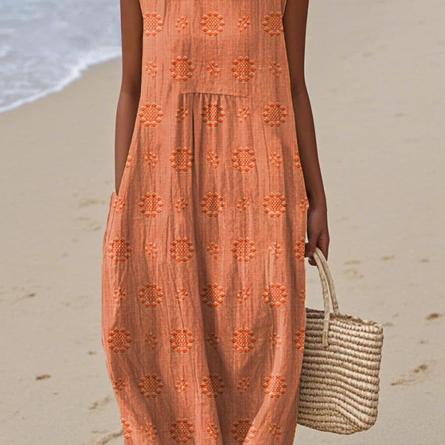 Franca - Sukienka bawełniana bez rękawów