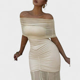 Vivienne - Robe longue en maille