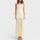 Vivienne - Robe longue en maille