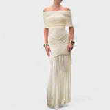 Vivienne - Robe longue en maille