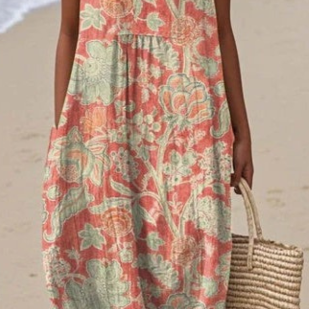 Elis - Sukienka w kwiaty w stylu vintage