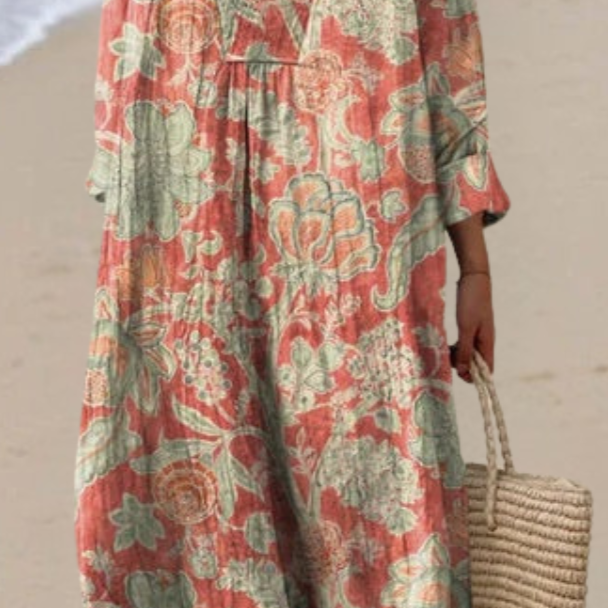 Elis - Sukienka w kwiaty w stylu vintage