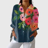 Blouse imprimée légère et colorée