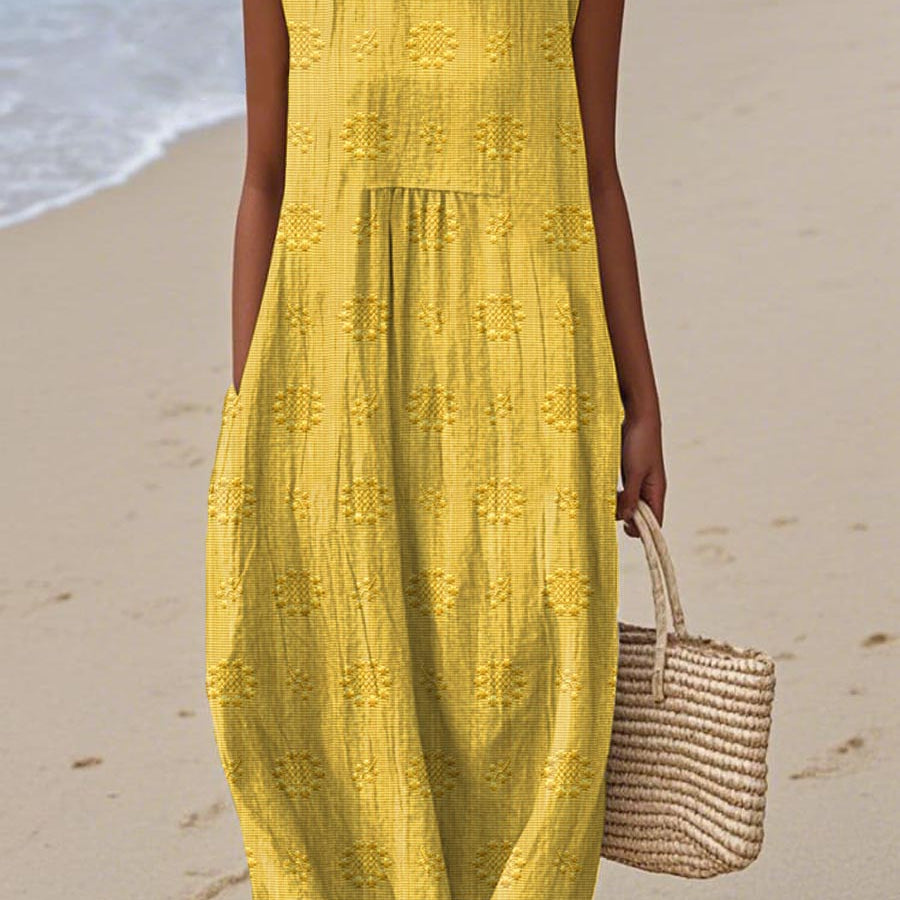 Franca - Sukienka bawełniana bez rękawów