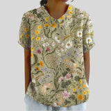 Haut Fleuri Confort Élégant