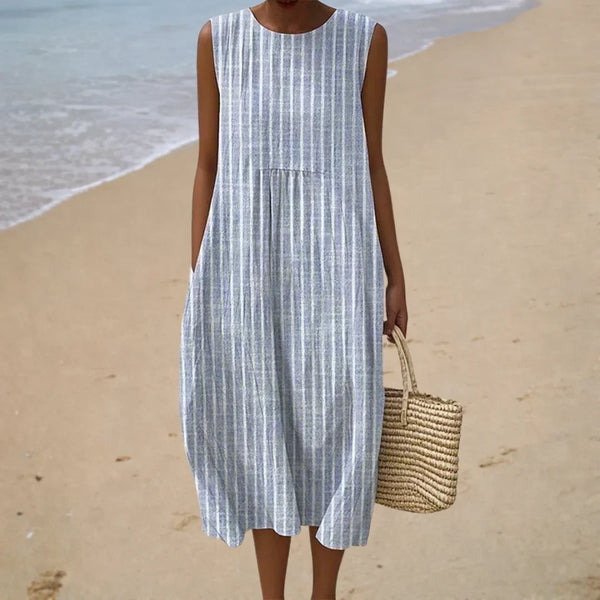 Diane - Robe d’Été Confortable Sans Manches