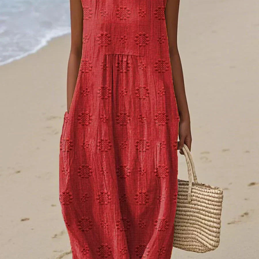 Franca - Sukienka bawełniana bez rękawów