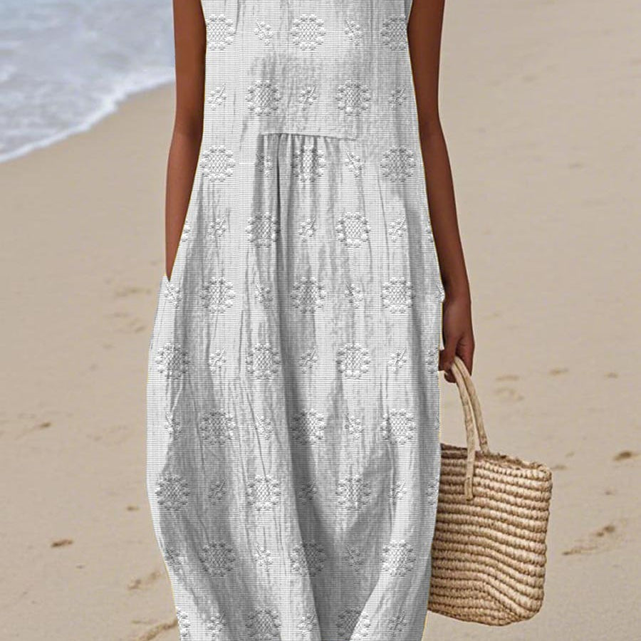 Franca - Sukienka bawełniana bez rękawów