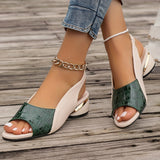 Sandales élégantes et confortables