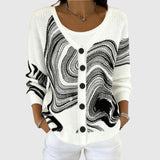 Cardigan en Maille Confortable Boutonné