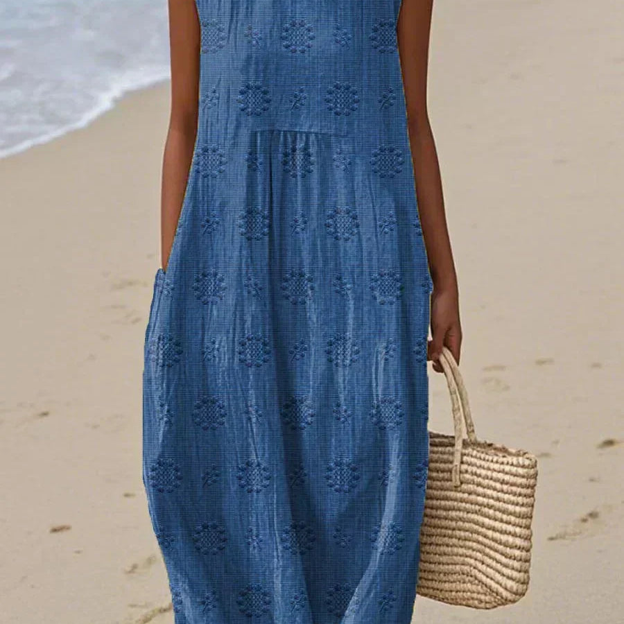 Franca - Sukienka bawełniana bez rękawów