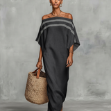 Apolline - Robe Maxi en Lin Minimaliste