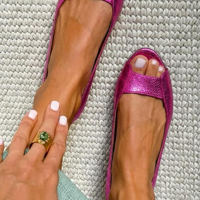 Adèle - Sandales dorées Confort Chic
