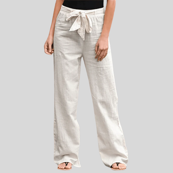 Joséphine - Pantalon Détente Femme Avec Cordon Et Taille Élastique
