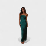 Carmelle - Robe en satin sans manches