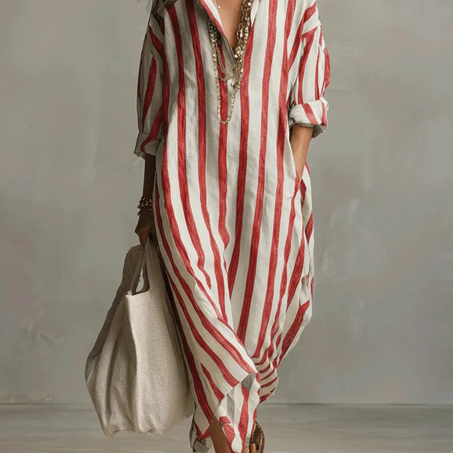 Perrine - Robe chemise longue
