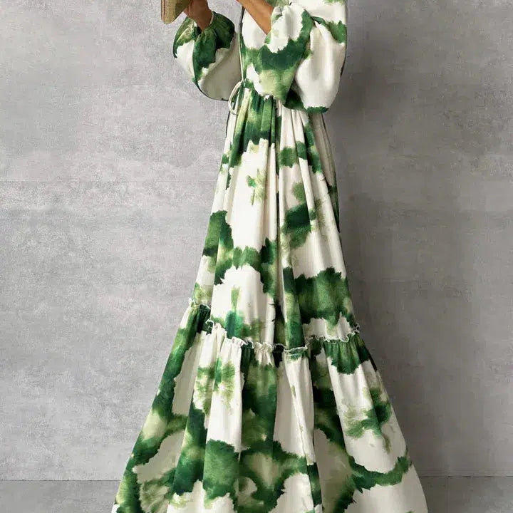 Gabriela - Elegancka Długa Sukienka