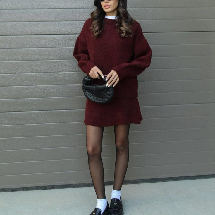 Lara - Zestaw Dzianinowy Jesień