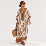 Noémie - Kaftan Crème Botanique