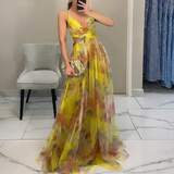 Margo - Robe Maxi avec Imprimé Floral