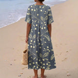 Éliane - Robe en Broderie Florale