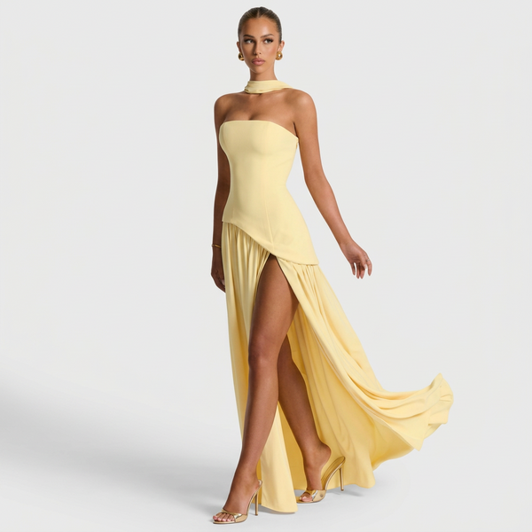 Amélie - Robe Longue Sophistiquée
