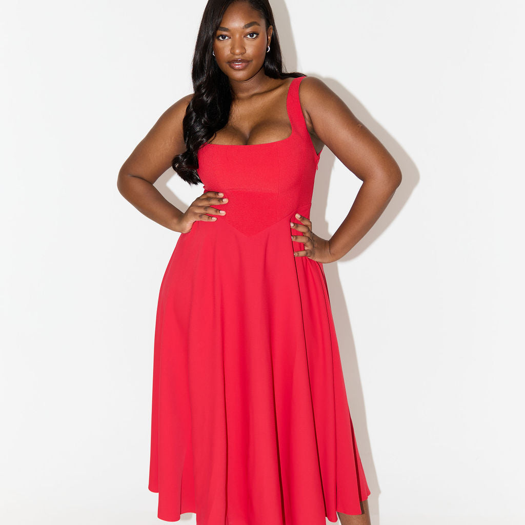 Amélia - Sukienka Midi Ponadczasowa