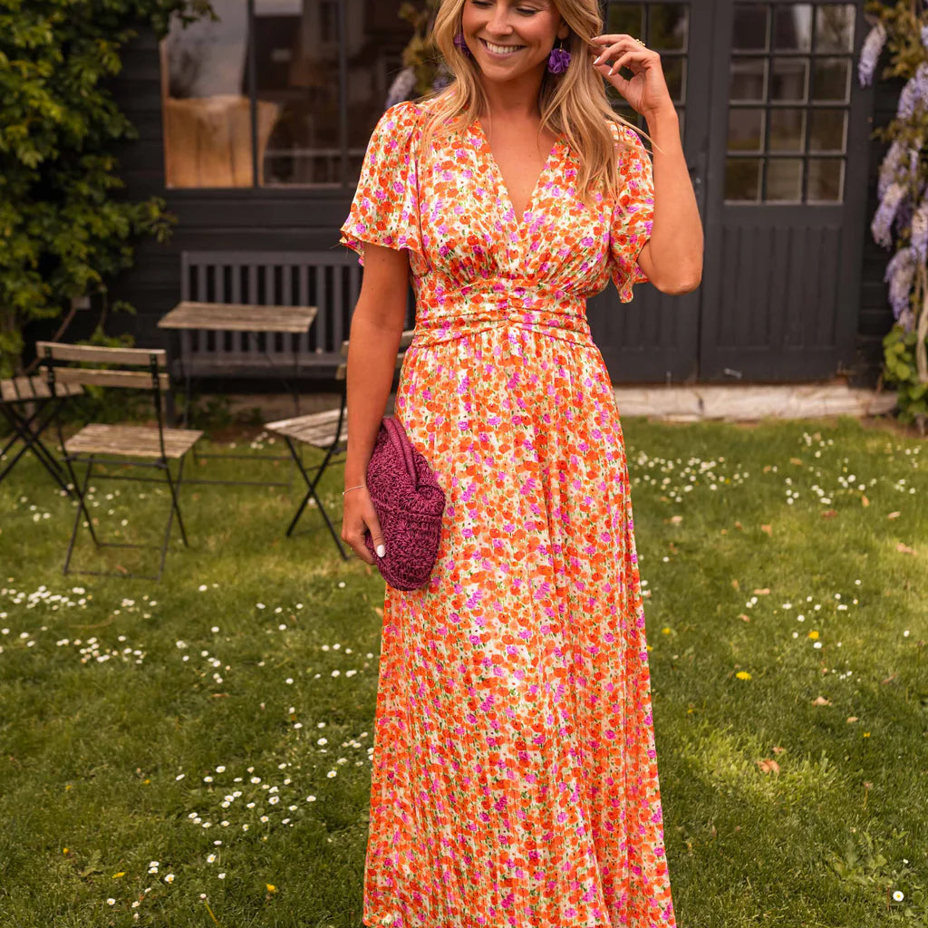 Sandra - Elegancka sukienka maxi