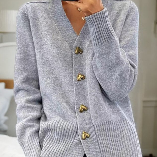 Amy - Cardigan Élégant en Maille